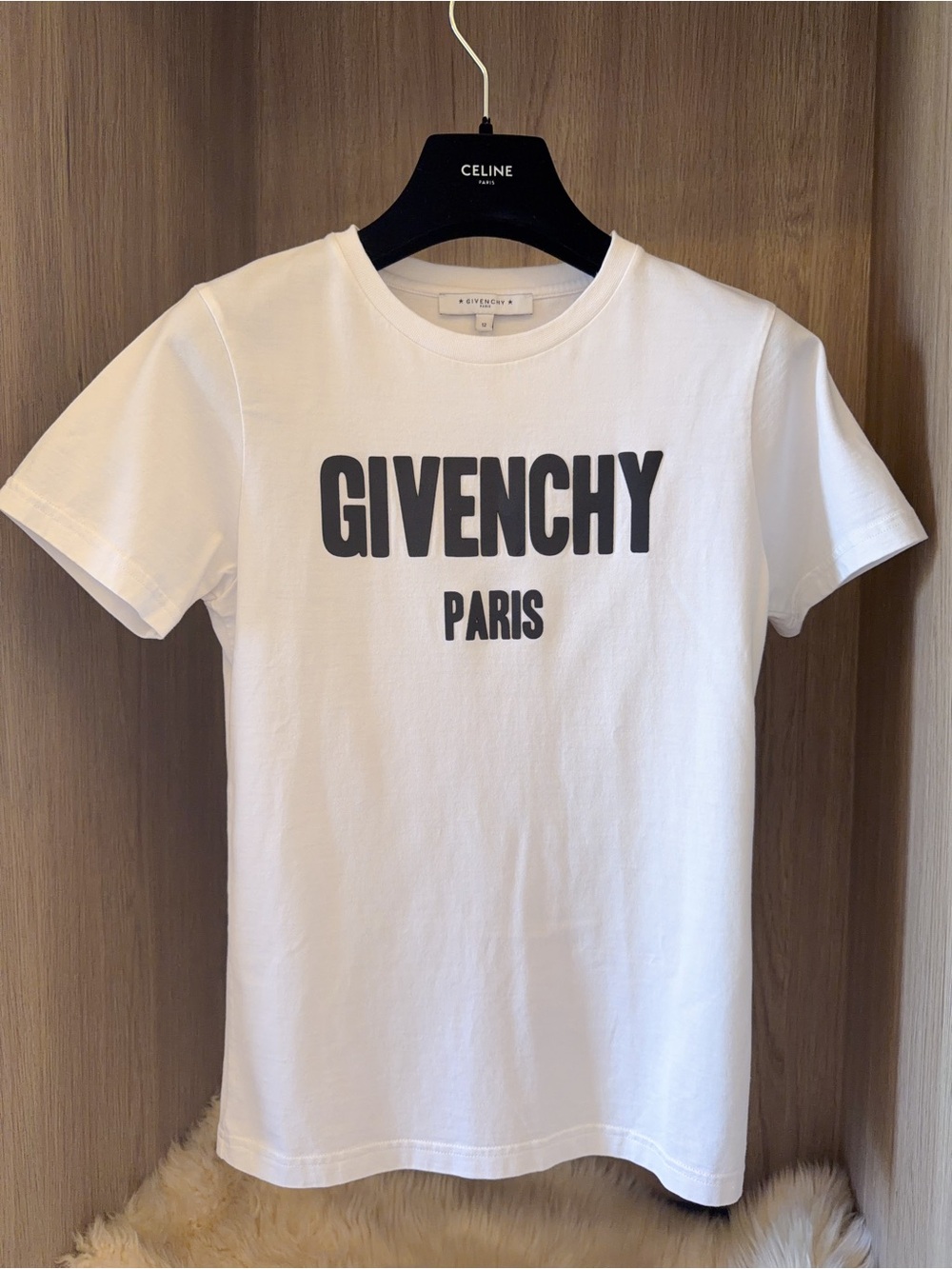 Givenchy Kids white cotton logo T-shirt 12Y
